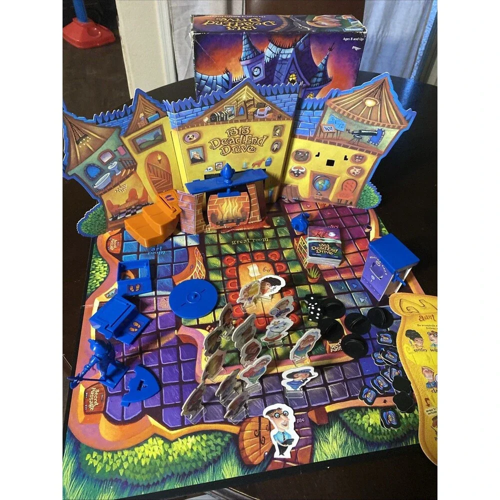 1313 Dead End Drive Board Game Parker Brothers Hasbro 2002